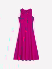 Boden Pink Cross Front Ponte Dress - Image 6 of 6