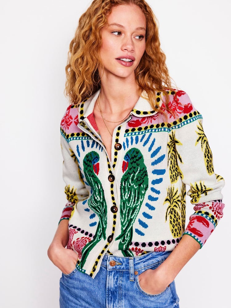 Boden Jacquard Knitted Shacket - Bild 2 von 7