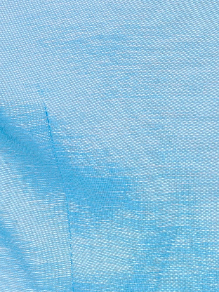 Adrianna Papell Blue Taffeta Shirt Dress - Image 7 of 7