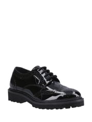 Hush Puppies Senior Gabi Lace Up Patent Black Shoes - Image 2 of 4
