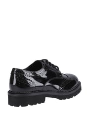 Hush Puppies Senior Gabi Lace Up Patent Black Shoes - Image 3 of 4