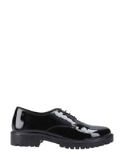 Hush Puppies Junior Aubrey Lace Up Patent Black Shoes - Image 1 of 4