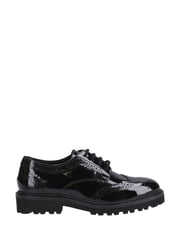 Hush Puppies Senior Gabi Lace Up Patent Black Shoes - Image 1 of 3