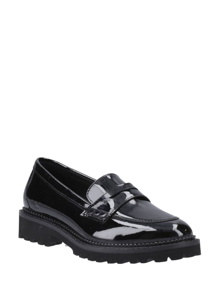 Hush Puppies Senior Grazia Patent Black Loafers - Image 2 of 4
