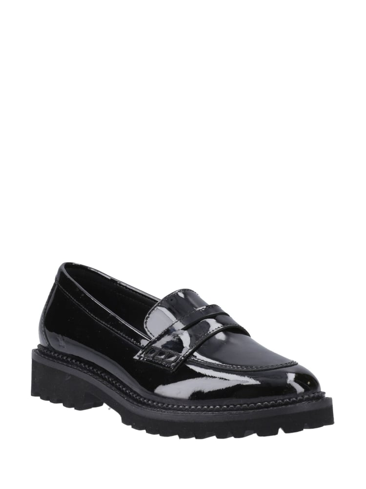 Hush Puppies Junior Grazia Patent Black Loafers - Image 2 of 4
