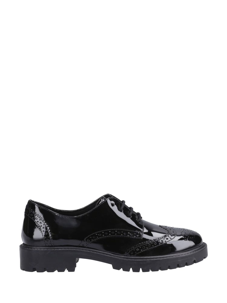 Hush Puppies Senior  Athena Patent Black Shoes - Image 1 of 3