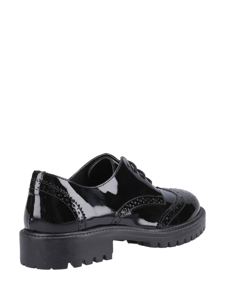 Hush Puppies Senior  Athena Patent Black Shoes - Image 2 of 3