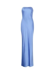 Omnes Blue Amdra Strapless Bandeau Maxi Dress - Image 5 of 5