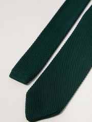 Antique Rogue Green Knitted Tie - Image 4 of 4