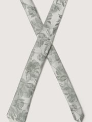 Antique Rogue Green Summer Floral Tie - Image 3 of 4