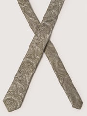 Antique Rogue Green Paisley Tie - Image 3 of 4
