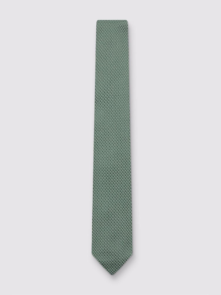 Antique Rogue Green Knitted Tie - Image 1 of 4