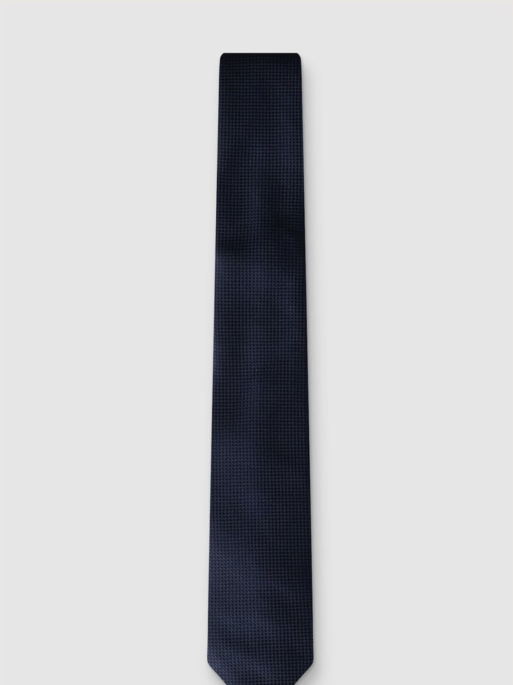 Antique Rogue Blue Texture Tie - Image 1 of 4