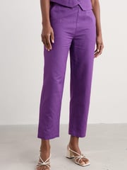 Seasalt Cornwall Purple Westlin Trousers - Image 1 of 5