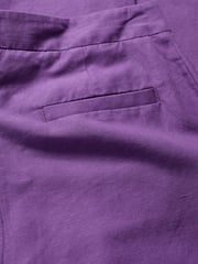 Seasalt Cornwall Purple Westlin Trousers - Image 2 of 5