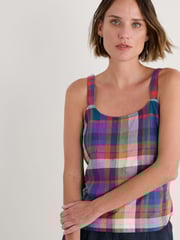 Seasalt Cornwall Multi Relaxed Fit Hares Tail 100% Organic Cotton Vest - Image 4 of 9