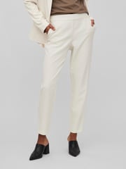 VILA Cream Carrie Suit Trousers - Image 1 of 7