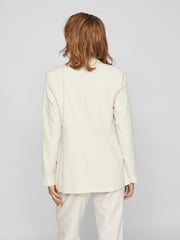 VILA Cream Long Sleeved Blazer - Image 2 of 6