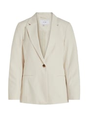 VILA Cream Long Sleeved Blazer - Image 5 of 6
