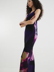 River Island Purple Halter Tie Maxi Dress - Image 3 of 4
