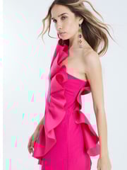 River Island Pink 3D Scuba Foam Mini Dress - Image 4 of 4