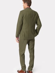 Brook Taverner Green Wool Check Suit Jacket - Image 3 of 4