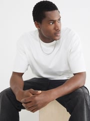 River Island Natural Ecru Studio Oversized T-Shirt - Image 2 of 6