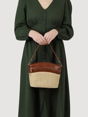 Pavers Brown Adjustable Cross-Body Bag - Image 1 of 4