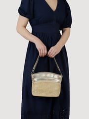Pavers Gold Adjustable Cross-Body Bag - Image 1 of 4
