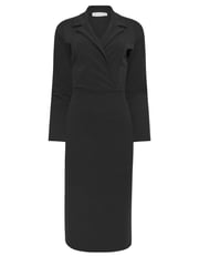 M&Co Black Midi Tuxedo Dress - Image 5 of 5
