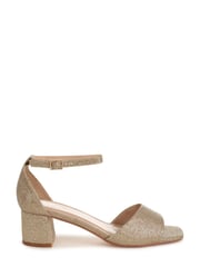Linzi Gold Mollie Block Heeled Sandal With Closed Back - Image 2 of 4