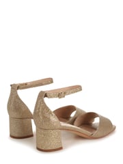Linzi Gold Mollie Block Heeled Sandal With Closed Back - Image 4 of 4