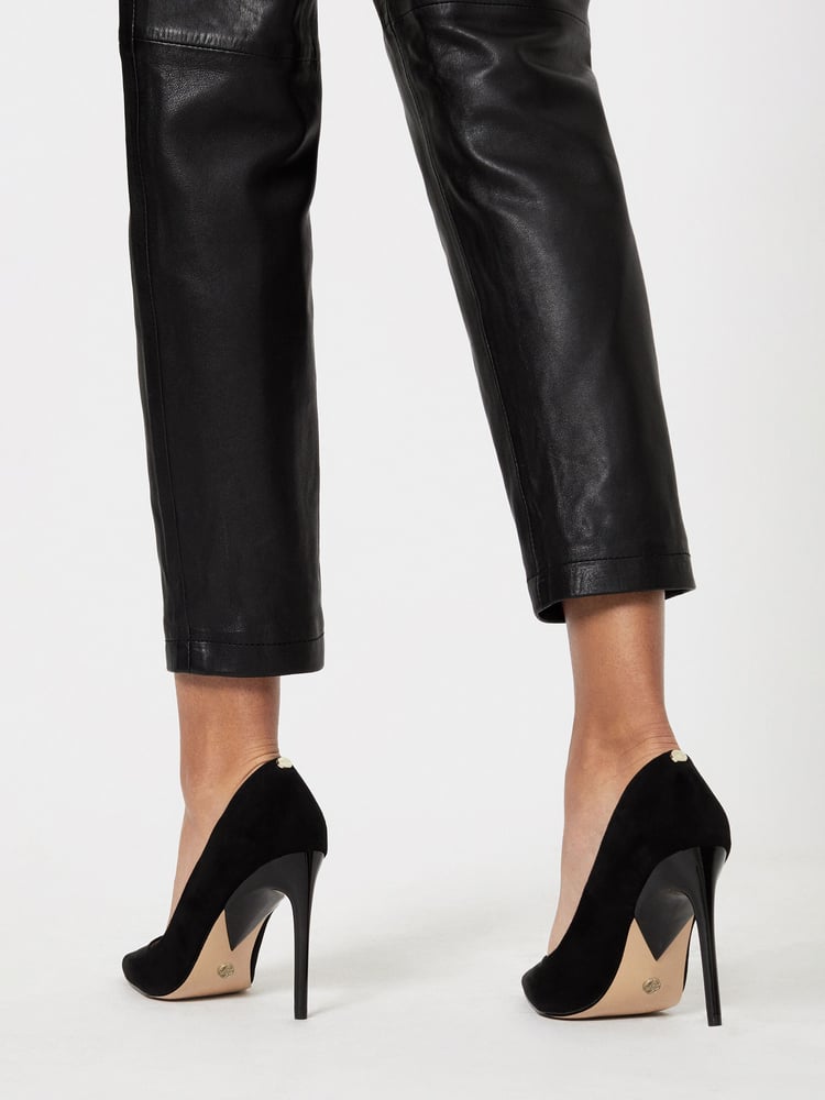 Lipsy Black Regular Fit Comfort High Heel Court Shoes - Image 2 of 3