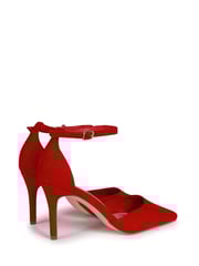 Linzi Red Maci Stiletto Court Heel With Ankle Strap - Image 4 of 4