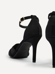 Linzi Black Black Serri Court Stiletto Heel With Mesh Front Detail - Image 5 of 5