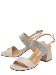 Lotus Footwear Nude Occasion Block Heel Sandal - Image 2 of 4