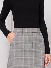 Lipsy Black Grey Check Mini skirt - Image 2 of 4