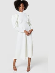 Closet Cream Puff Sleeve Dress - Image 2 of 5