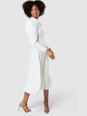 Closet Cream Puff Sleeve Dress - Image 3 of 5