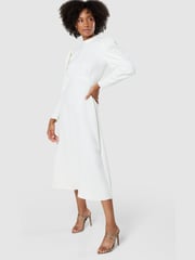 Closet Cream Puff Sleeve Dress - Image 4 of 5