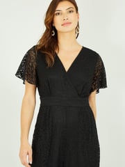 Yumi Black Lace Jumpsuit - Image 3 of 5