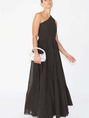 Religion Black One Shoulder Maxi Dress With Full Skirt - Image 3 of 5