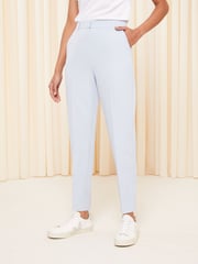 Friends Like These Cobalt Blue Petite Tailored Ankle Grazer Trousers - Image 1 of 4