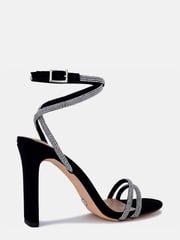 Novo Black Pain Killer Diamante Trim Heels - Image 4 of 4