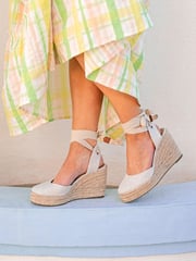 Novo Nude Regular Fit Buenos Aries Espadrille Wedge Sandal - Image 1 of 4