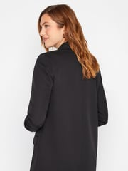 Long Tall Sally Black Double Breasted Blazer - Image 4 of 5