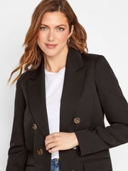 Long Tall Sally Black Double Breasted Blazer - Image 5 of 5
