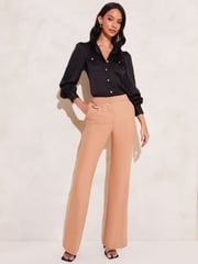 Lipsy Black Front Pocket Button Through Shirt - Image 3 of 4