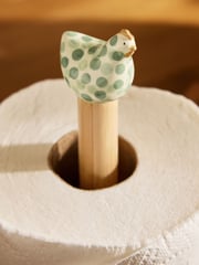 Sage Green Chicken Kitchen Roll Holder - Image 3 of 4