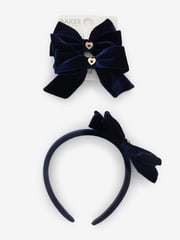 Baker by Ted Baker Girls Back to School Navy Three Piece Multipack - Image 1 of 8